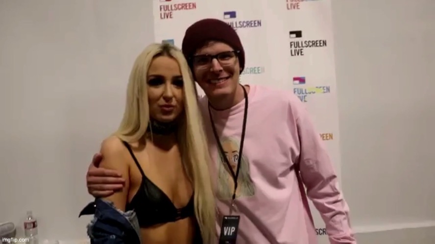 Tana and Idubbbz | image tagged in tana and idubbbz | made w/ Imgflip meme maker