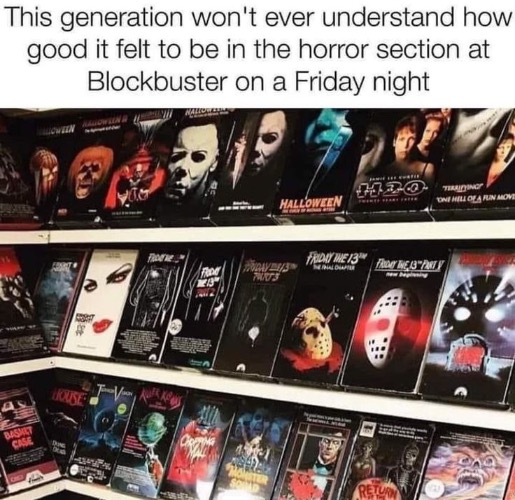 I Miss the days before technology was everything ? | image tagged in nostalgia,1980's,1990's,the good old days,miss you,horror movies | made w/ Imgflip meme maker