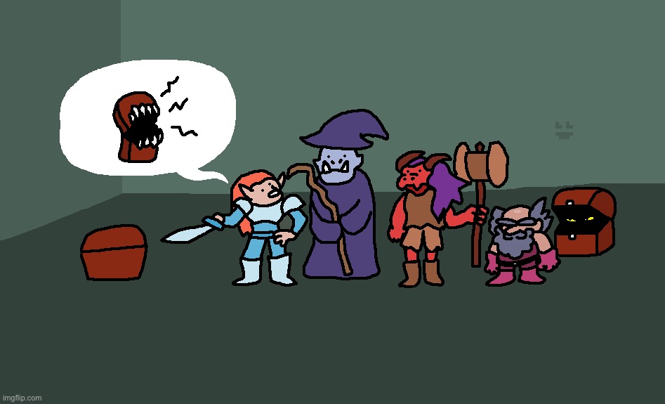 Silly little dnd cartoon I made | made w/ Imgflip meme maker