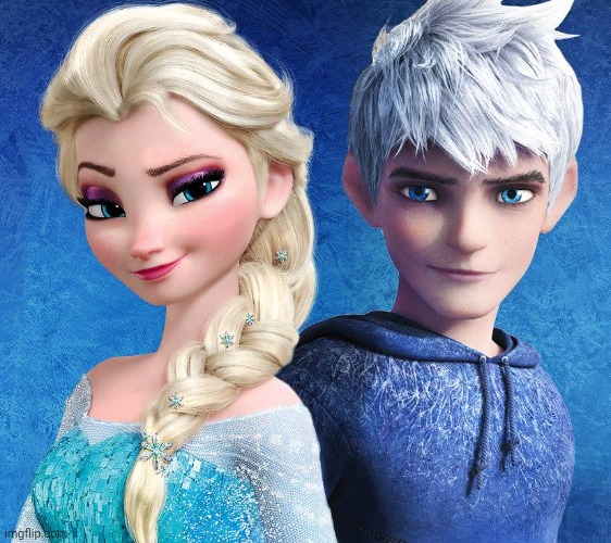 Jelsa Jack Frost X Elsa | image tagged in jelsa jack frost x elsa | made w/ Imgflip meme maker