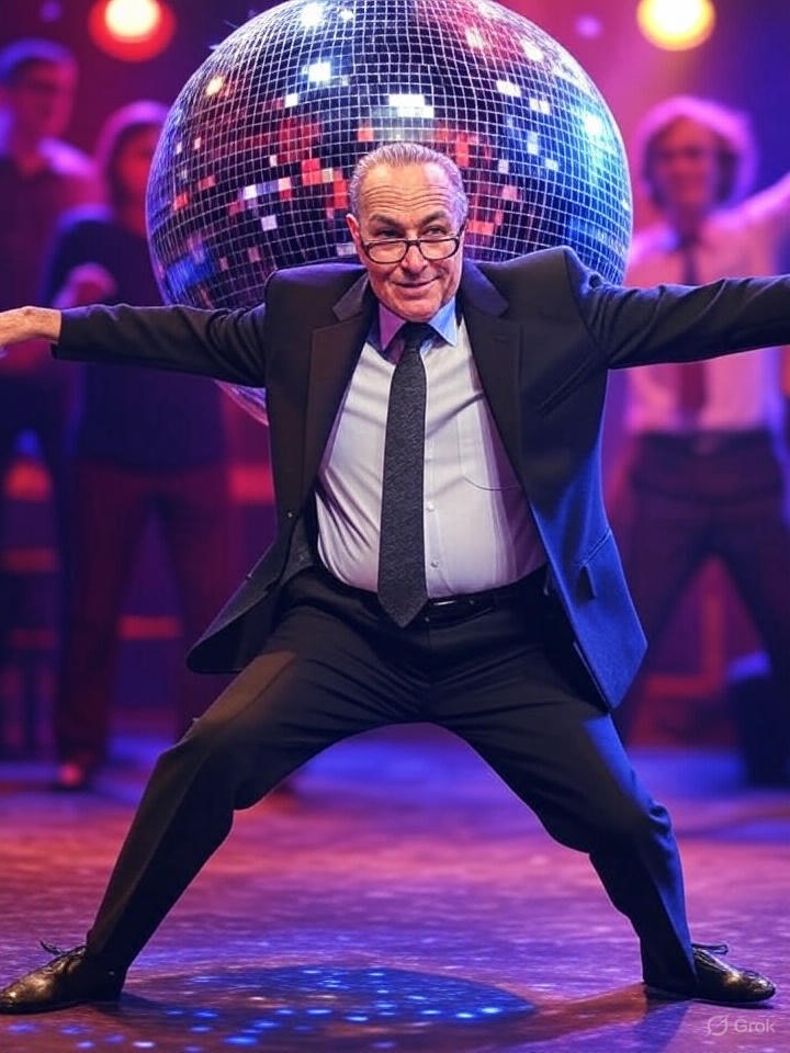 The Schumer shut down shimmy Blank Meme Template