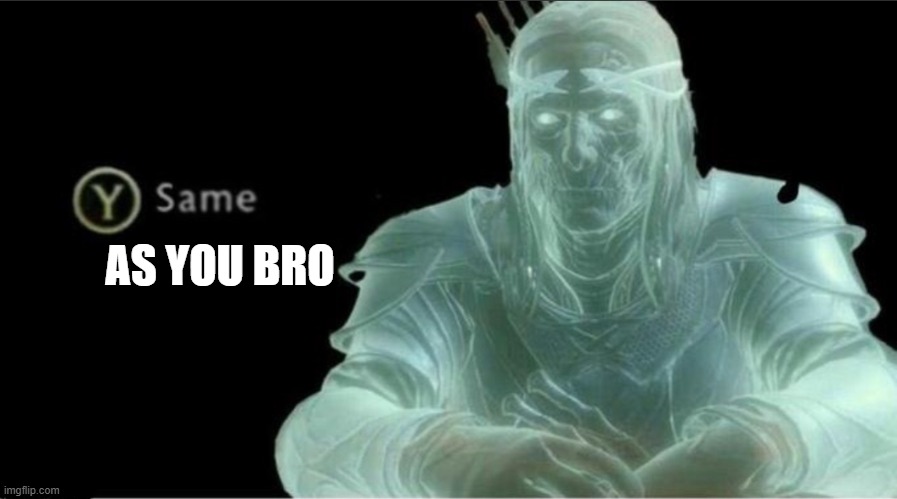 Y same better | AS YOU BRO | image tagged in y same better | made w/ Imgflip meme maker