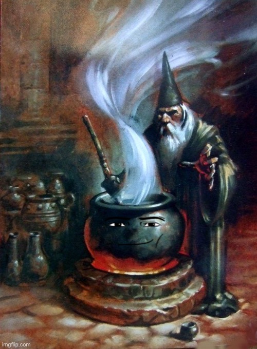 wizard cauldron | image tagged in wizard cauldron | made w/ Imgflip meme maker