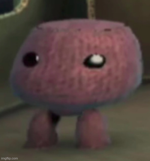image tagged in sackboy | made w/ Imgflip meme maker