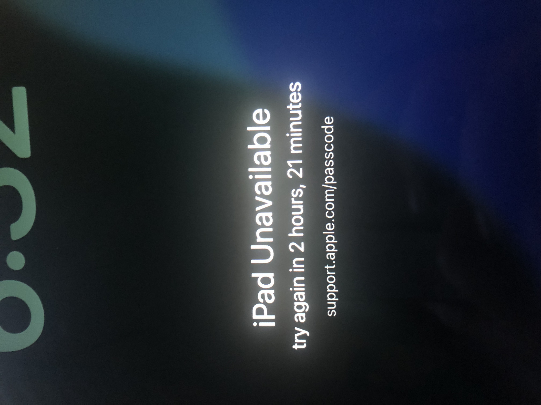 2 hours iPad locked Blank Meme Template