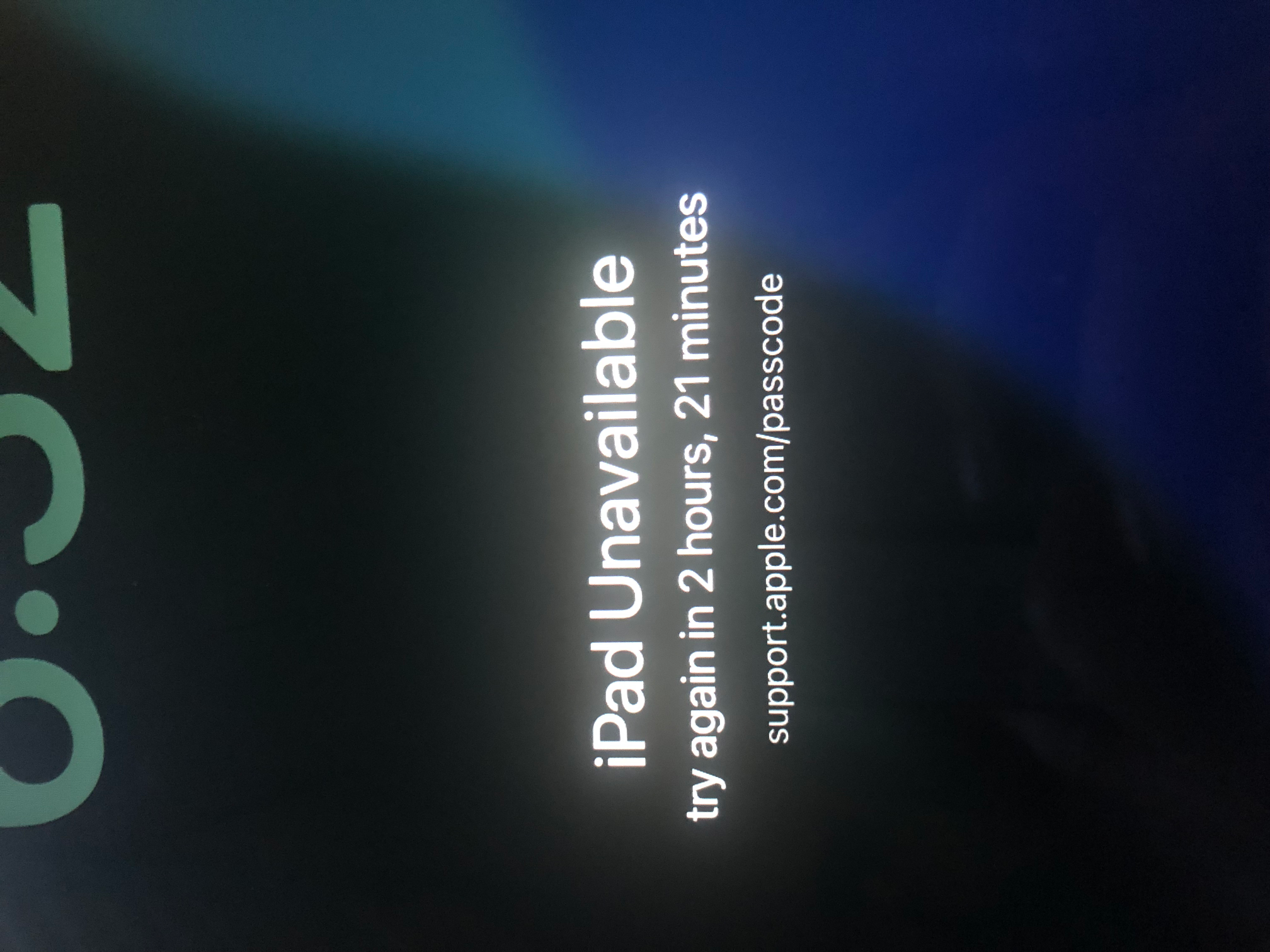 High Quality iPad locked 2 hours Blank Meme Template