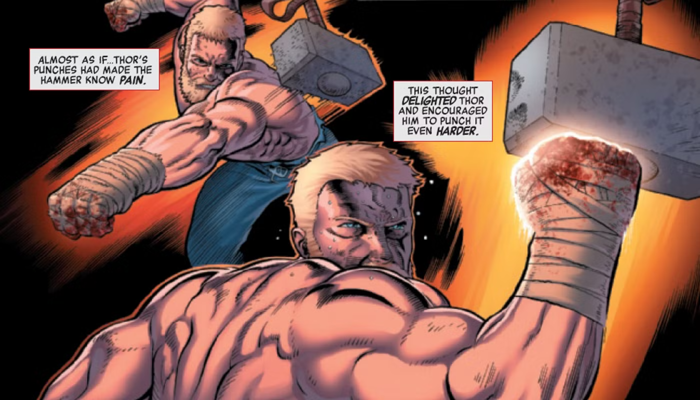 Thor, God of Fists. Blank Meme Template