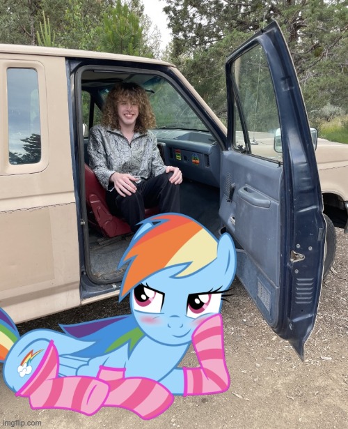 Liam Keel X Rainbow Dash Truck | image tagged in liam keel x rainbow dash truck,rainbow dash,liam keel,kingofmlp,my little pony,mlp fim | made w/ Imgflip meme maker