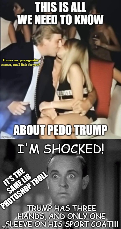 IT'S THE SAME LIB PHOTOSHOP TROLL | made w/ Imgflip meme maker