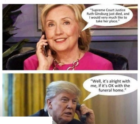 Hillary And Trump On Phone | image tagged in hillary clinton,donald trump approves,funny memes,comics/cartoons,republican,democrat | made w/ Imgflip meme maker