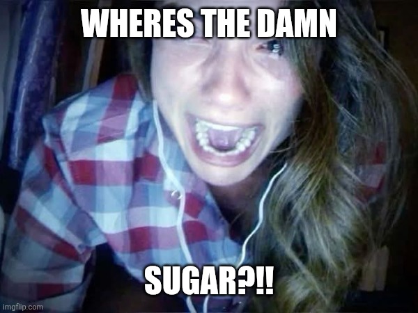 Use for those rushing cooking tiktoks | WHERES THE DAMN; SUGAR?!! | image tagged in funny | made w/ Imgflip meme maker