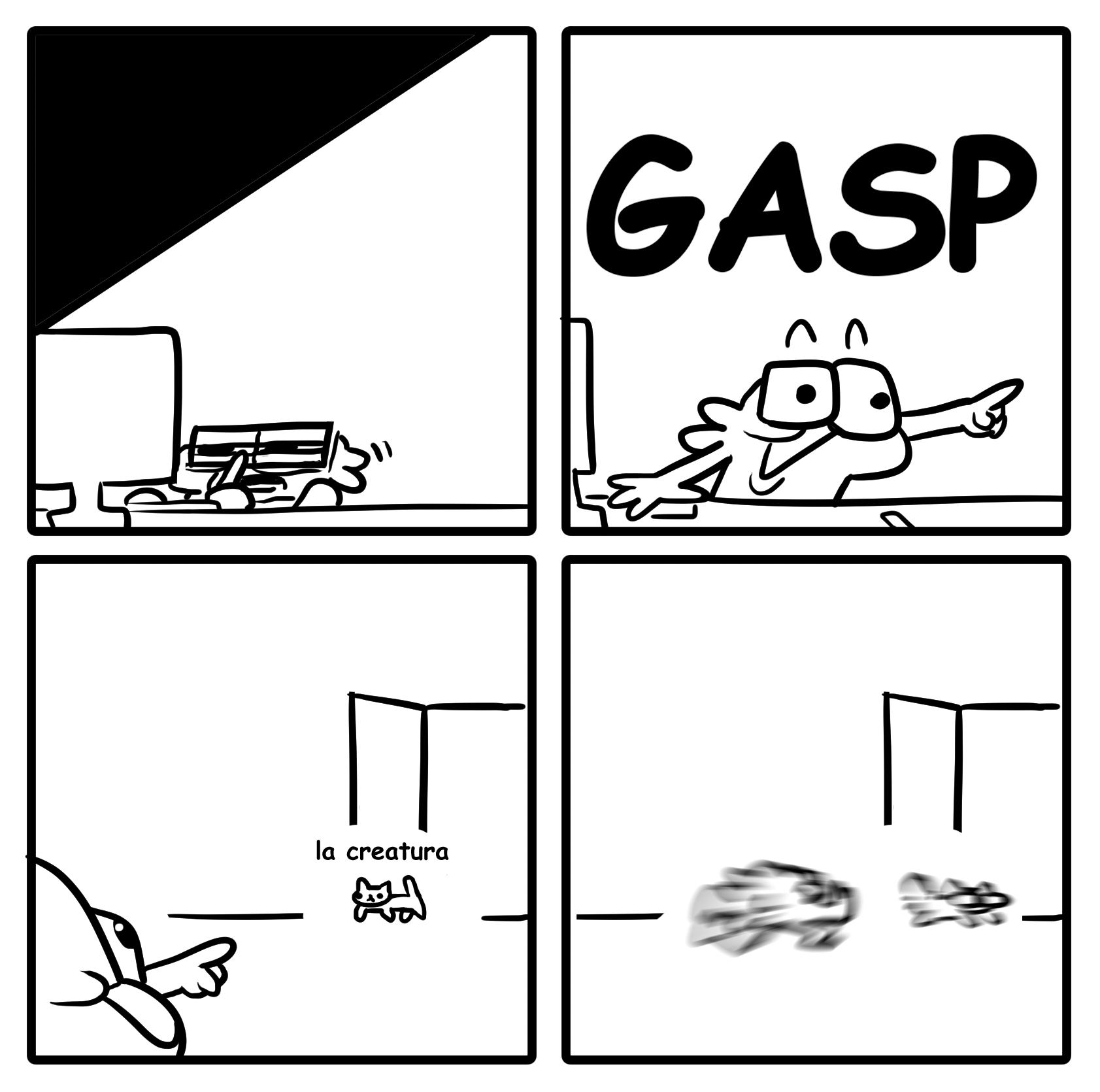 La creatura Blank Meme Template