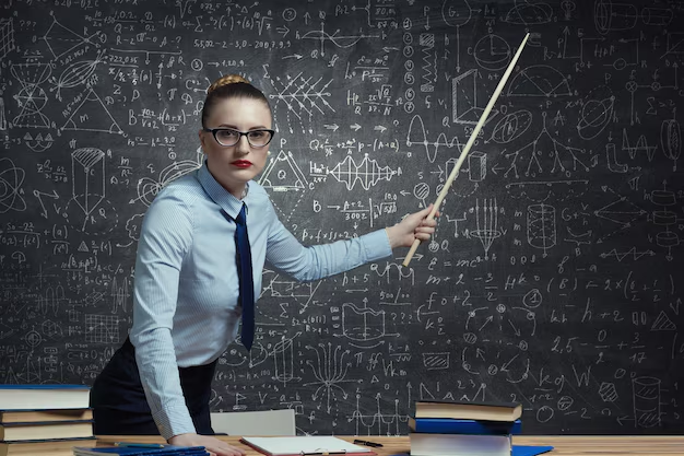 Strict female teacher Blank Meme Template