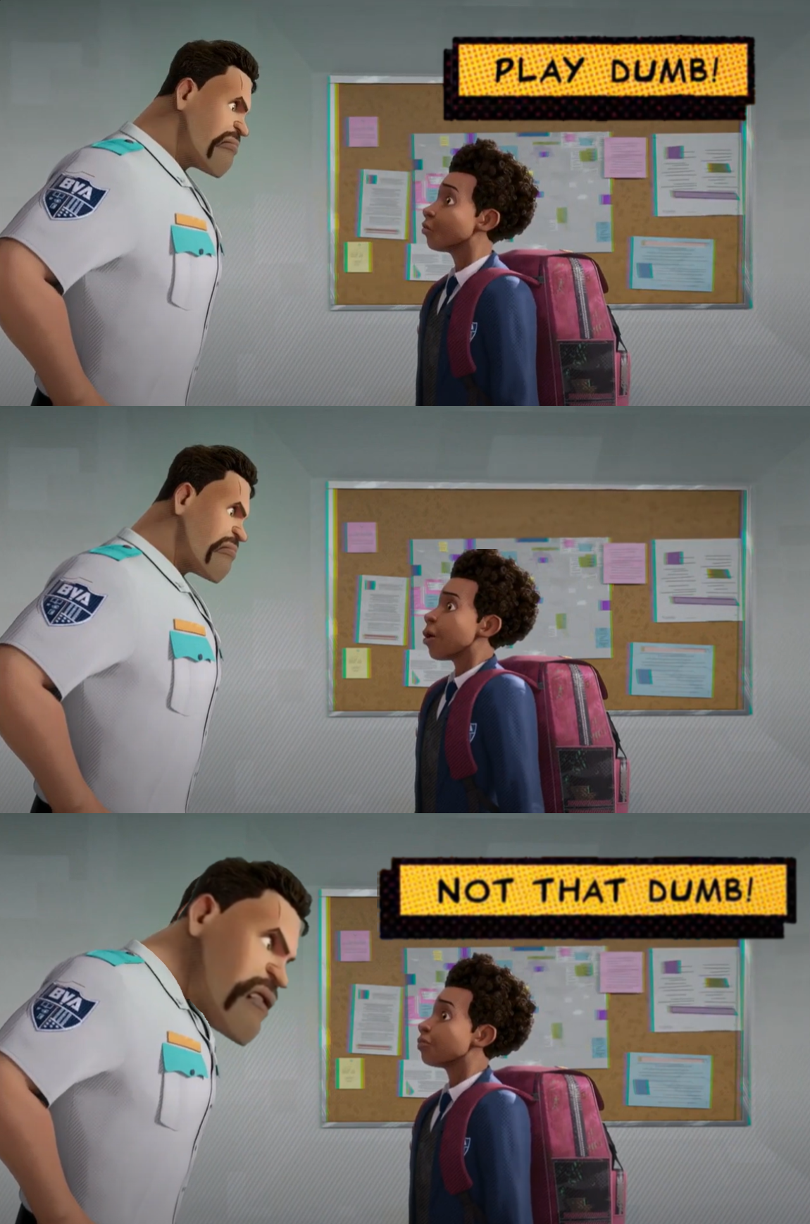 play dumb! Blank Meme Template