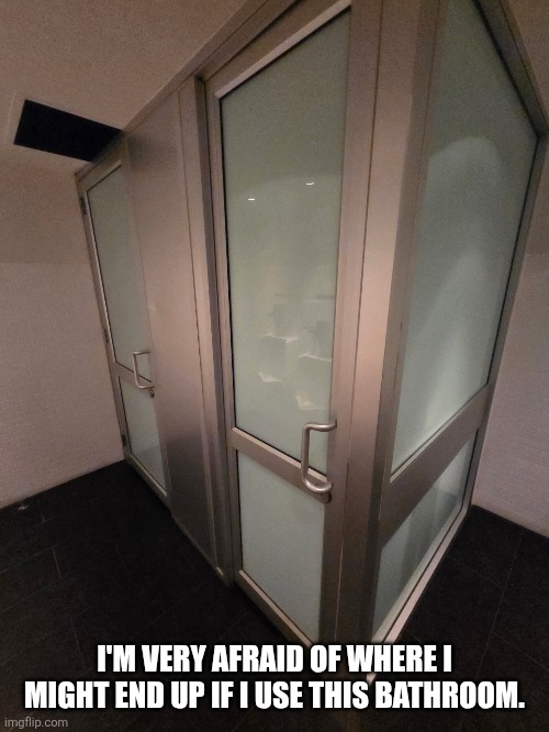 Dr Who Loo | I'M VERY AFRAID OF WHERE I MIGHT END UP IF I USE THIS BATHROOM. | image tagged in bathroom,dr who,loo,the loo | made w/ Imgflip meme maker