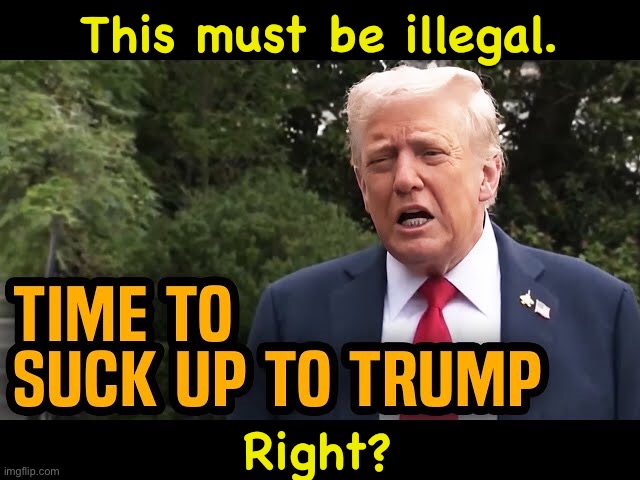 https://m.youtube.com/watch?v=87tbpOgTfbA | This must be illegal. Right? | image tagged in trump dictator | made w/ Imgflip meme maker