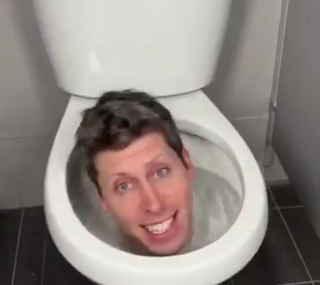 Skibidibi Sam Altman Blank Meme Template