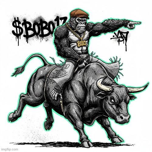 bulltober | image tagged in bullrun,gorilla,bobo | made w/ Imgflip meme maker