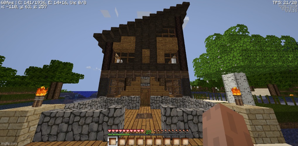 Rating my base out of 10 | image tagged in memes,minecraft,ratings,bases | made w/ Imgflip meme maker