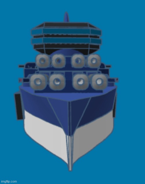 battleship in tinkercad | made w/ Imgflip meme maker