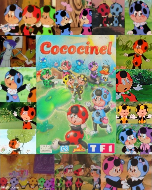 Cococinel 1992 (Cocomiel) ladybug heroine cartoon magic clover | image tagged in cococinel | made w/ Imgflip meme maker