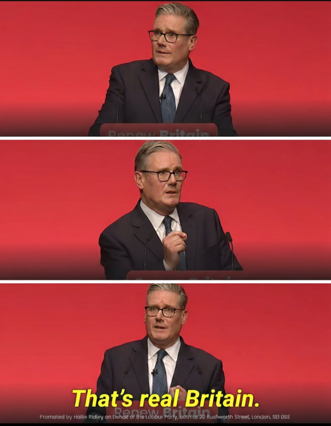 Starmer's Real Britain Blank Meme Template