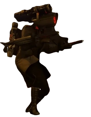 Camerawoman 2.0 Locked Blank Meme Template