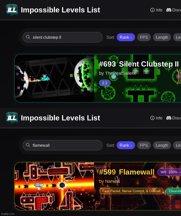 according to the ILL Flamewall is harder than Silent Clubstep II | made w/ Imgflip meme maker