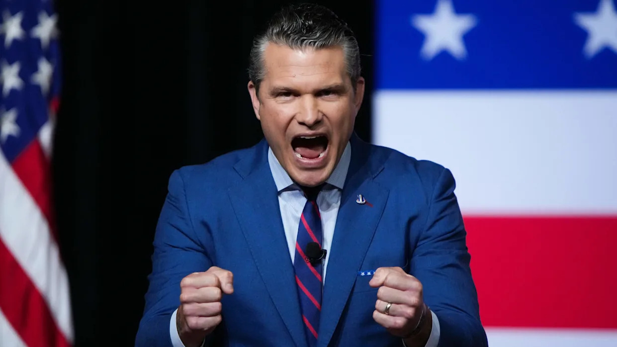 Angry Hegseth Blank Meme Template