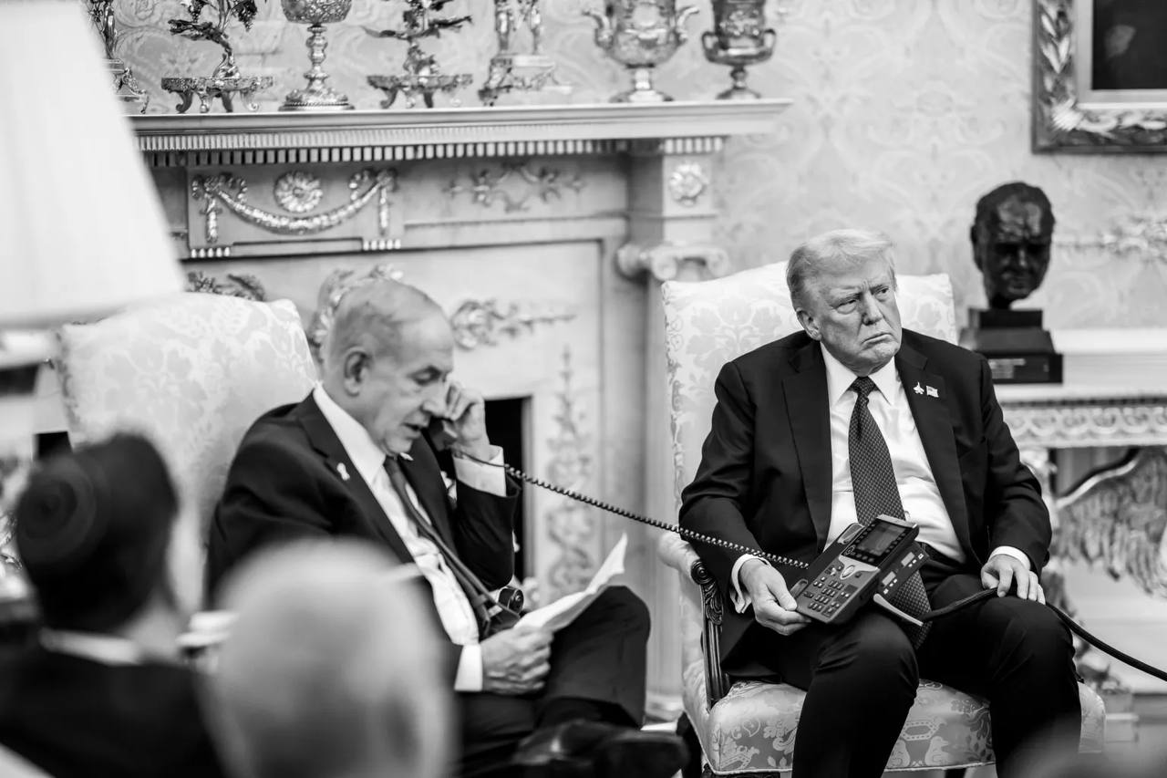 Trump and his master Blank Meme Template
