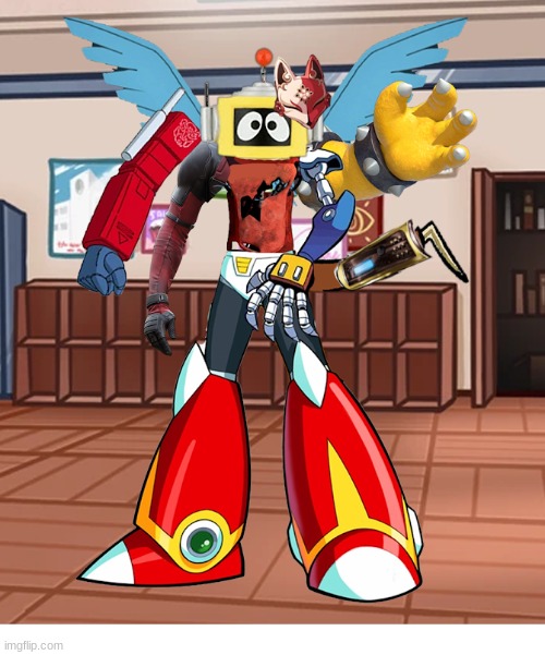 Ultra Sparkling Plex | image tagged in ultra sparkling plex,five nights at freddys,megaman x,optimus prime,deadpool,honkai star rail | made w/ Imgflip meme maker