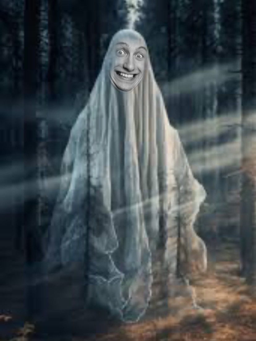 The Crazy Ghost Blank Meme Template