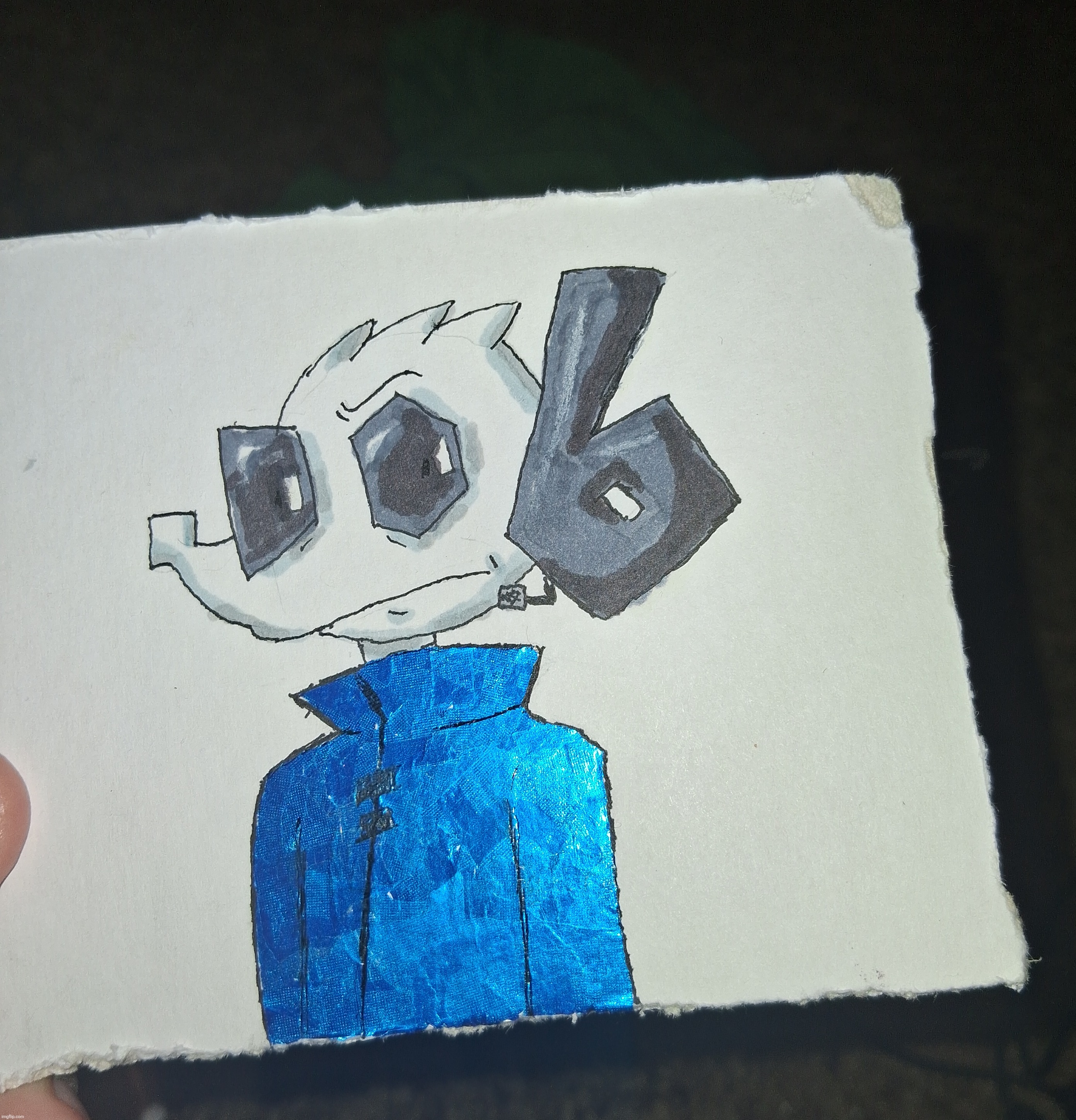 2 days ago I learned how to stick gum wrappers on stuff and after I ate some 5 gum i lwk got creative | made w/ Imgflip meme maker