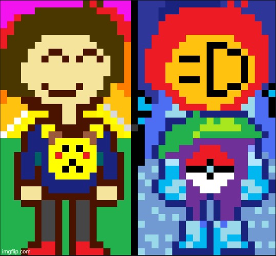 Made a character to represent me!!! | image tagged in pokemon,deltarune | made w/ Imgflip meme maker