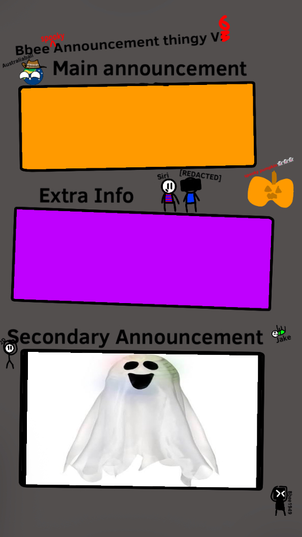 High Quality Bbee spooky temp Blank Meme Template