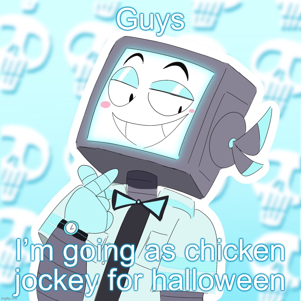 Stupid clanker icy | Guys; I’m going as chicken jockey for halloween | image tagged in stupid clanker icy | made w/ Imgflip meme maker