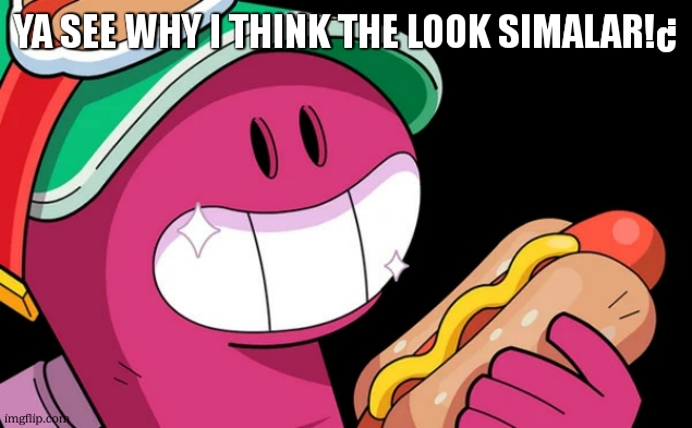 Doug (Brawl Stars) | YA SEE WHY I THINK THE LOOK SIMALAR!¿ | image tagged in doug brawl stars | made w/ Imgflip meme maker