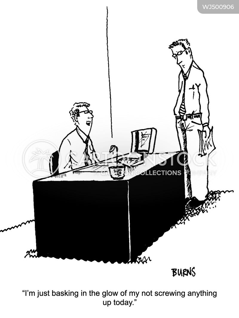 Office Workers Cartoon Blank Meme Template