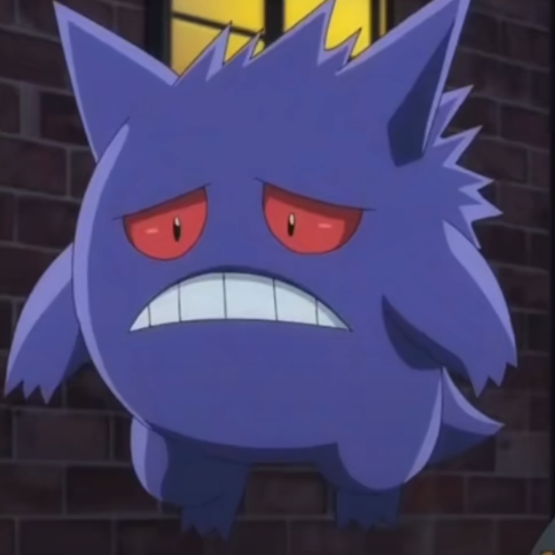 Sad gengar Blank Meme Template