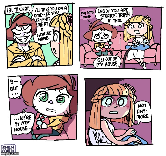 image tagged in date,dates,video game,fighting,house,oof | made w/ Imgflip meme maker