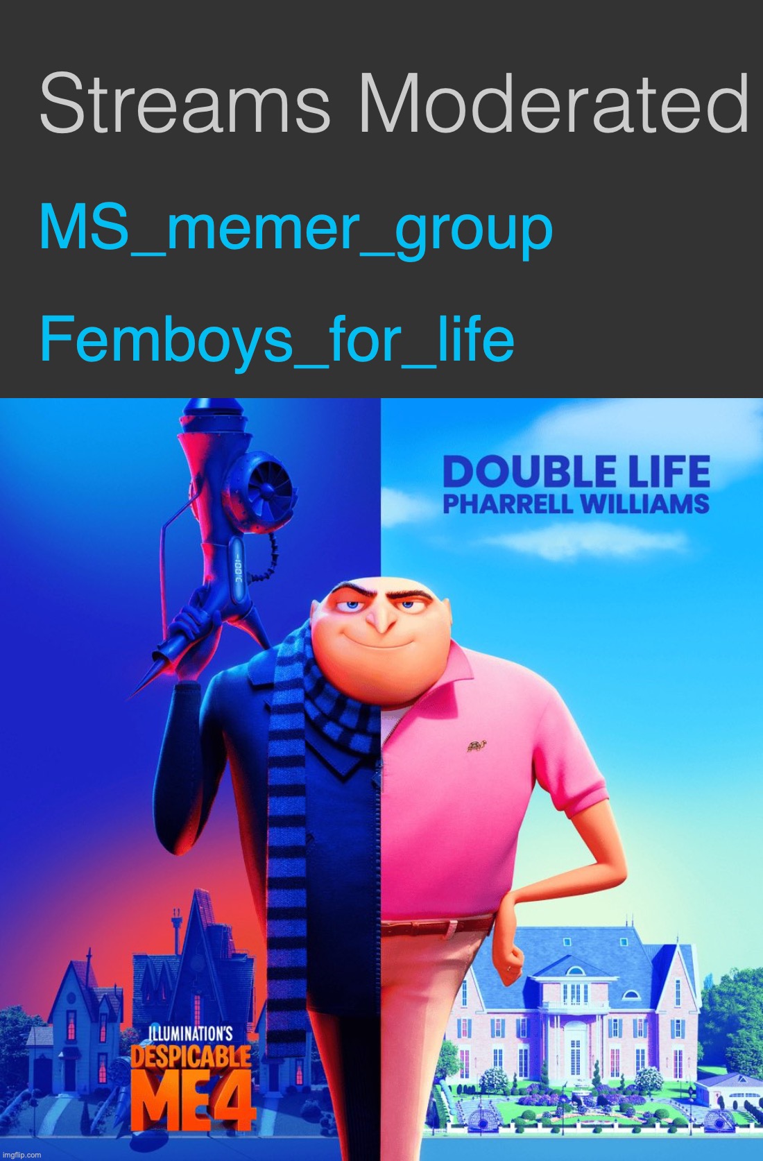 image tagged in double life | made w/ Imgflip meme maker