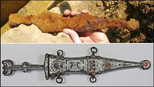 Roman dagger restoration Blank Meme Template