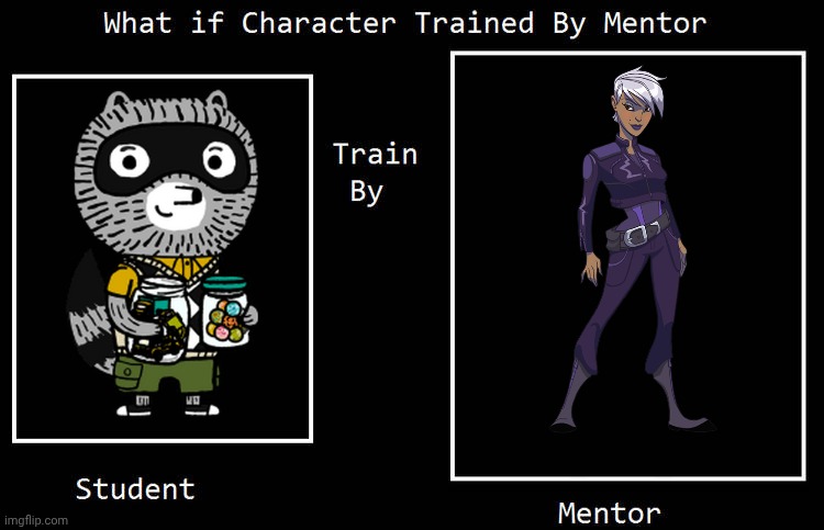 What if Carl the Collector (CTC) is trained by Alakshmi Verma (Kaijudo) as a mentor? (Credit to MagicalKeyPizzaDan) | image tagged in meme,memes,carl the collector,kaijudo,what if,mentor | made w/ Imgflip meme maker