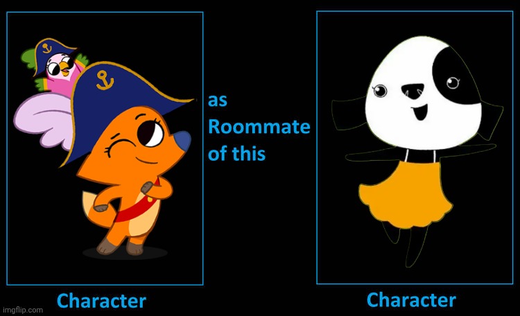 What if Captain Kate (Pikwik Pack) as roommate to this Fifi (Kinderwood)? (Credit to MagicalKeyPizzaDan) | image tagged in meme,memes,pikwik pack,kinderwood,what if,roommate | made w/ Imgflip meme maker