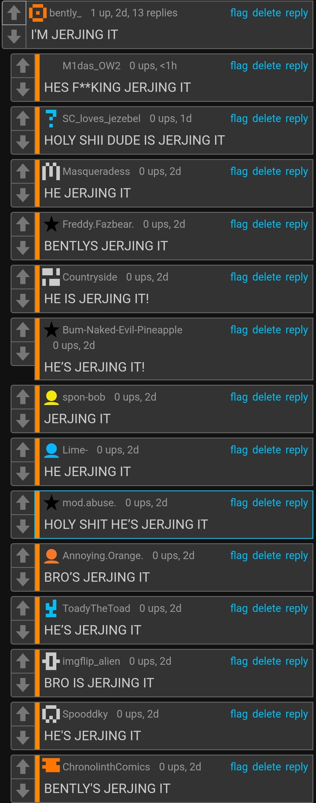 I'M JERJING IT Blank Meme Template