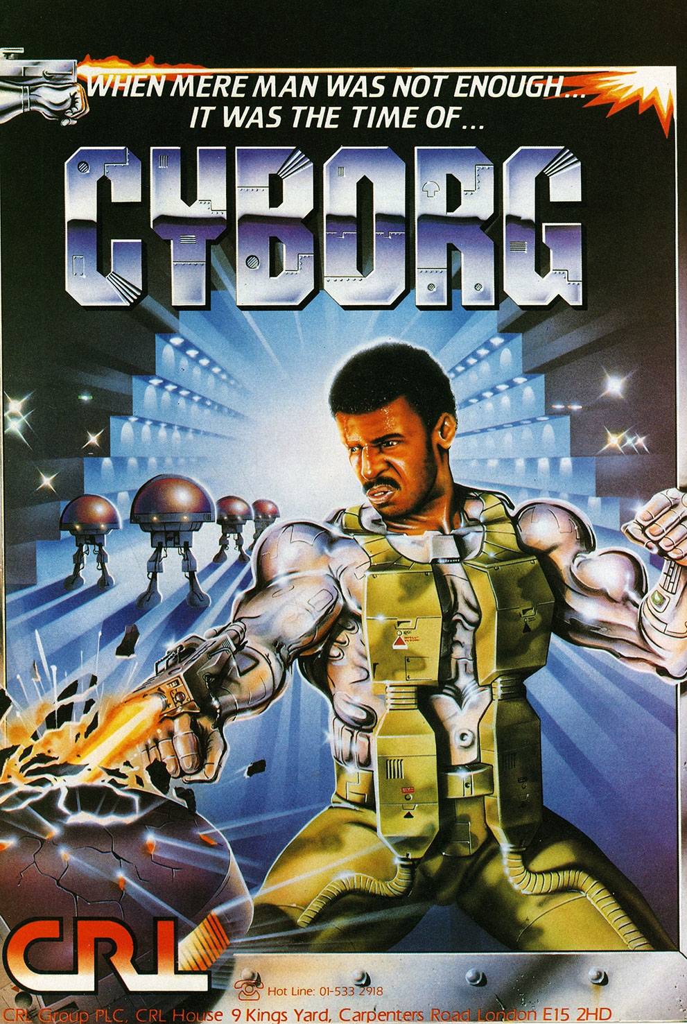 C64 Cyborg Blank Meme Template