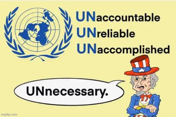 UNAmerican/UNacceptable these days... | image tagged in think about it,united nations,unbelievable,unfunny,globalism | made w/ Imgflip meme maker