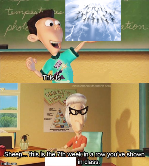 Sheen Rapture Blank Meme Template