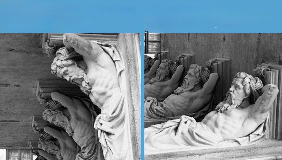 Atlases holding and lying Blank Meme Template