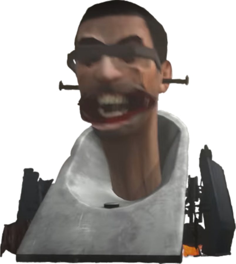 Vacuum Skibidi Urinal Blank Meme Template